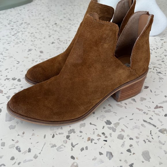 Steve Madden Lancaster Bootie - Cognac Suede - Picture 5 of 5